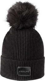 Equiline EQCON Strickmütze mit Bommel Schwarz – Bild 1 von 1