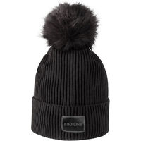 Produktbild von Equiline EQCON Strickmütze mit Bommel Schwarz