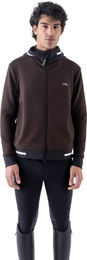 Equiline EQCOREZ Technisches Kapuzensweatshirt Herren Coffee Bean Größe M – Bild 1 von 1
