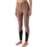 Produktbild von Equiline EQCRYSTALEF Vollgrip Reithose Damen mit hoher Taille mocha mousse Größe 38