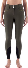Equiline EQCRYSTALEF Vollgrip Reithose Damen olive night Größe 38 – Bild 1 von 1