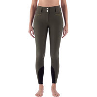 Produktbild von Equiline EQCRYSTALEF Vollgrip Reithose Damen olive night Größe 38