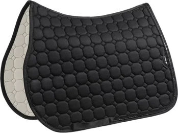 Equiline Eqcrystaro Springschabracke mit Strasssteinen in Schwarz aus Polyester – Bild 1 von 2