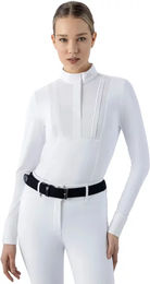 Equiline Eqeditha Reitshirt Damen Weiß XL – Bild 1 von 4