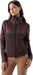 Equiline EQEMBRES ZipSweatshirt Damen Schwarz – Bild 1 von 3