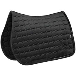 Equiline EQENTI Octagon Schabracke aus Samt für Dressurpferde in Schwarz – Bild 1 von 1