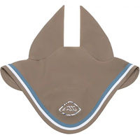 Produktbild von Equiline Eqeroc Fliegenhaube kurz mit Strasssteinen in Braun und Taupe