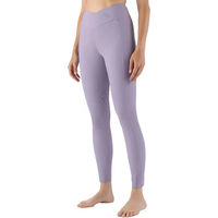 Produktbild von Equiline Eqgalakh Reitleggings Damen Mid Grip Lila BX Tech Sommer Funktionsmaterial Größe 2XS