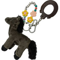 Produktbild von Equiline Eqgalupy Pferde-Charm Mini-Plüsch für Pferde in Schwarz und Braun