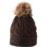 Produktbild von Equiline EQGAT Strickmütze mit Bommel Farbe Coffee Bean