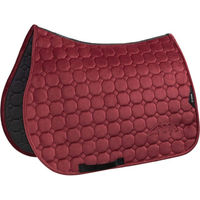 Produktbild von Equiline EQGAULO Samtschabracke und Fliegenhaube Octagon mit Strasssteinen Alpine Plum Größe N für Pferde