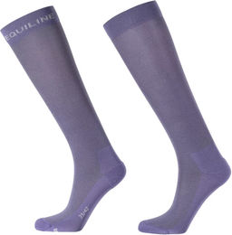 Equiline Eqgelda Reitsocken Damen Lila Elastan-Piqué Größe 43/46 – Bild 1 von 1