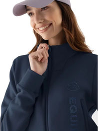 Equiline Eqglempa Zip-Hoodie Damen Reiten Blau Marine XL – Bild 1 von 1