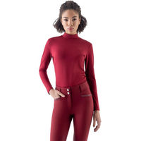 Produktbild von Equiline EQGLIN Langarmshirt Second Skin Damen alpine plum Größe M