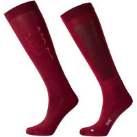 Produktbild von Equiline EQGLOSY Reitsocken alpine plum Größe 39/42