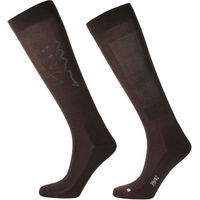 Produktbild von Equiline EQGLOSY Reitsocken Coffee Bean Größe 35/38