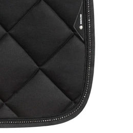 Equiline Eqglow Schabracke mit Strasssteinen in Schwarz aus Polyester – Bild 1 von 4