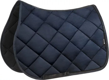 Produktbild von Equiline Eqglow Springschabracke für Pferde aus Polyester in Schwarz oder Blau