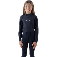 Produktbild von Equiline EQJIN Sportshirt für Kinder langärmelig blau Größe 152/158