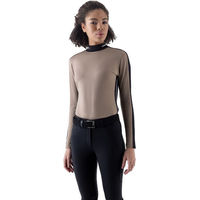 Produktbild von Equiline EQKIN Langarmshirt Second Skin Damen Greige Größe S