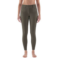 Produktbild von Equiline EQLEGGYKH High Waist Kniegrip Reitleggings Damen Olive Night Größe L