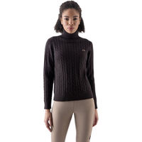 Produktbild von Equiline EQLOVER Damen Pullover mit Stehkragen Farbe Coffee Bean Größe XS