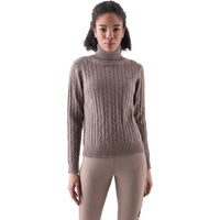 Produktbild von Equiline EQLOVER Damen Pullover mit Stehkragen in Greige Größe L