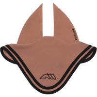 Produktbild von Equiline EQONDA Fliegenhaube für Pferde aus technischem Gewebe Mocha Mousse Größe Vollblut/Warmblut