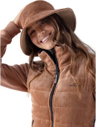 Equiline Eqsit Reitweste Damen ärmellos Velours Schwarz Braun Größe S – Bild 1 von 1