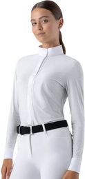 Equiline EQTOCK Turnierpolo Damen Langarm Weiß Größe M – Bild 1 von 1