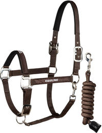 Equiline EQTRAS Halfter und Strick Set braun Größe Vollblut – Bild 1 von 1