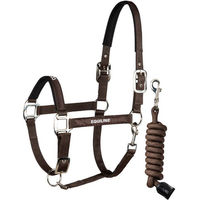 Produktbild von Equiline EQTRAS Halfter und Strick Set braun Größe Vollblut