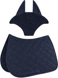 Equiline Eqvibe Schabracke und Fliegenhaube-Set Blau Größe Springen N – Bild 1 von 1