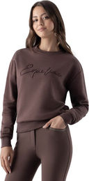 Equiline EQZZIE Rundhals Sweatshirt Damen Cocoa Powder Größe XXL – Bild 1 von 1