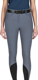 Equiline Erbiefh High Waist Vollgrip Reithose Damen diplomatic blue print Größe 36 – Bild 1 von 1