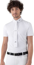 Equiline Ethan Turnier-Poloshirt für Herren in Weiß Größe XL – Bild 1 von 3