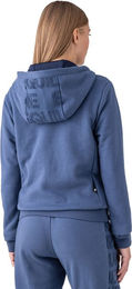 Equiline Evere Donna Damen Kapuzenjacke aus Baumwolle Blau Größe S – Bild 1 von 6