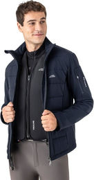 Produktbild von Equiline Exot Bodywarmer Herren Blau XL Polyamid Airbag kompatibel