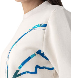 Equiline Ezzy Crew Neck Sweatshirt Damen aus Baumwolle – Bild 1 von 2