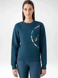 Equiline Ezzy Reit-Sweatshirt für Damen in Blau und Petrol – Bild 1 von 1