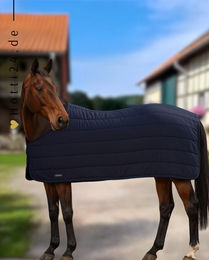 Produktbild von Equiline Fliegendecke Venice Navy Blau aus Polyester