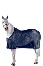 Produktbild von Equiline Fliegendecke Weston Mesh Navy Blau für Pferde