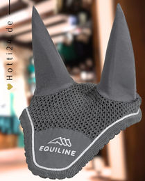 Produktbild von Equiline Fliegenhaube Outline Grey für Pferde