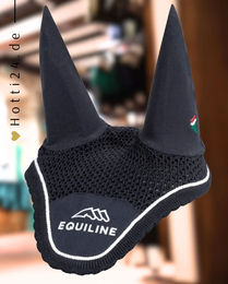 Produktbild von Equiline Fliegenhaube Outline Navy Blau für Pferde
