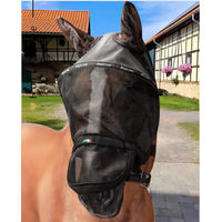 Produktbild von Equiline Fliegenmaske Benson Schwarz aus Polyester