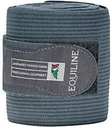 Equiline Gamaschen aus Fleece in Blau und Grau – Bild 1 von 2