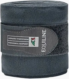 Equiline Gamaschen aus Fleece in Grau - 4 x 4 Stk. – Bild 1 von 1