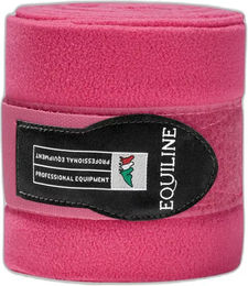 Equiline Gamaschen aus Polyester für Vollblut in Rosa – Bild 1 von 2