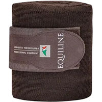 Produktbild von Equiline Gamaschen aus Wolle in Braun 2 Stück
