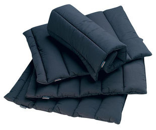 Produktbild von Equiline Gamaschen Bandagierunterlagen EQ aus Baumwolle Schwarz Größe L